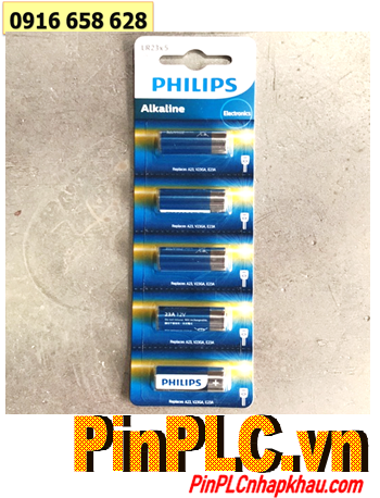 COMBO 1 Vỉ 5viên Pin Philips LR23 A23 V23GA E23A Alkaline 12v chính hãng_Giá chỉ 89.000đ/ Vỉ 5viên
